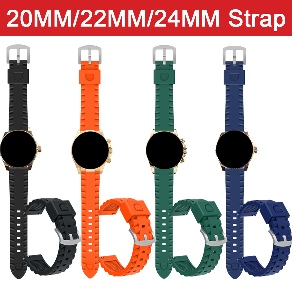 Soft Silicone Strap For 20mm 2 - Silicone Watch Band 22Mm reseña y precio
