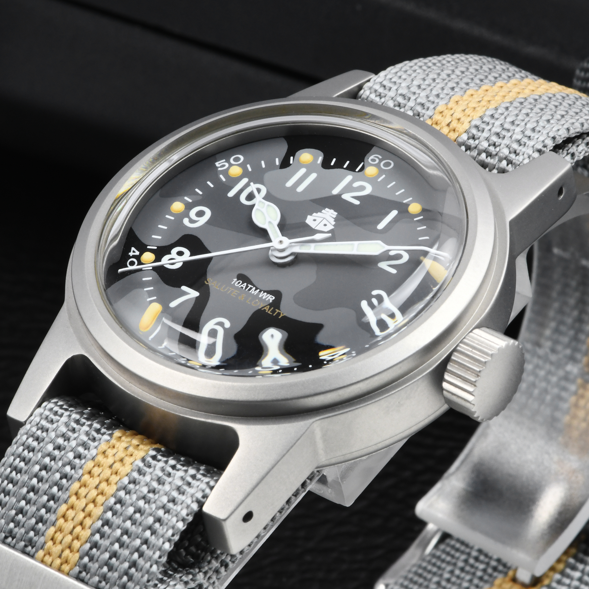 TEKAPO Replica World War II Re - Canvas Strap Watch reseña y precio