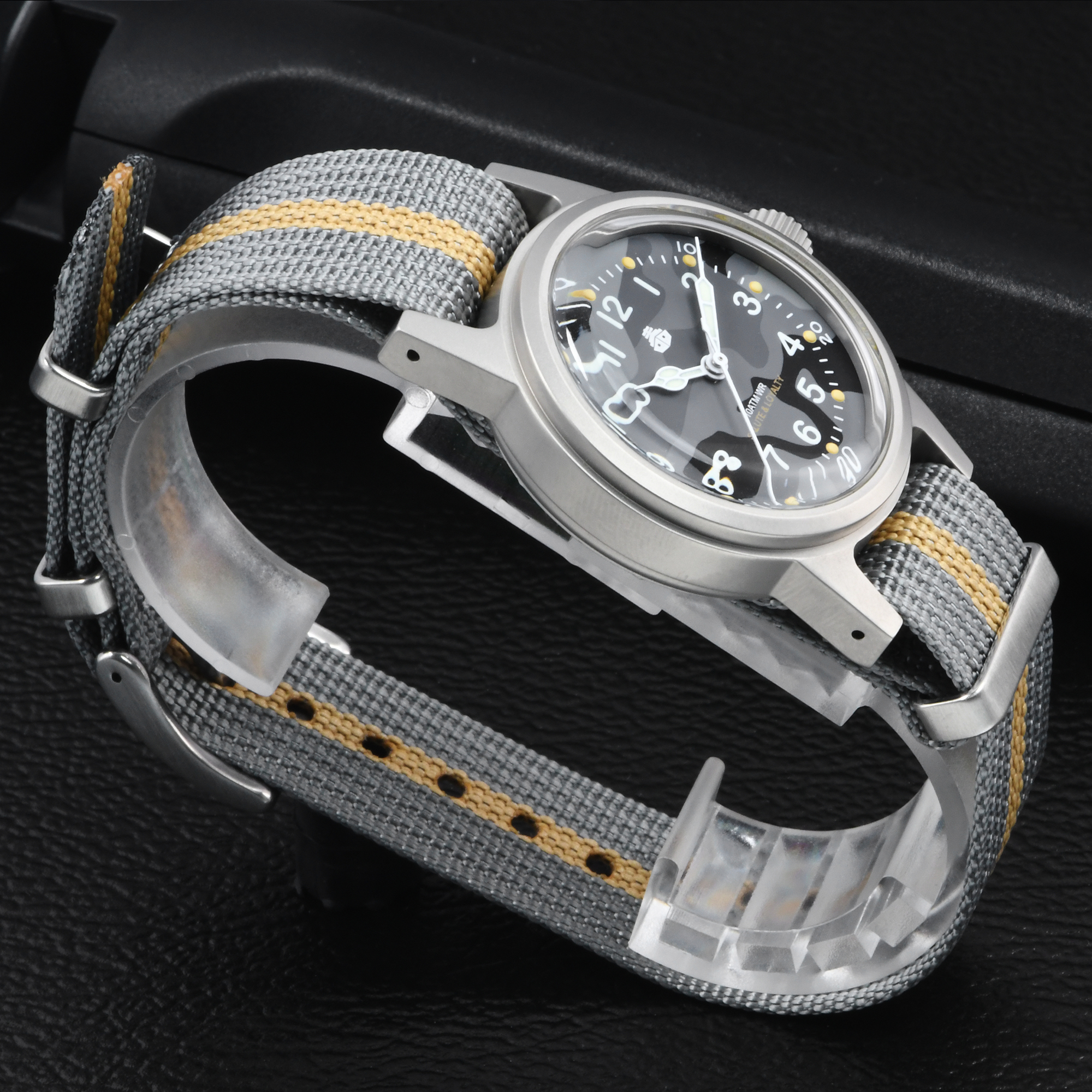 TEKAPO Replica World War II Re - Canvas Strap Watch reseña y precio