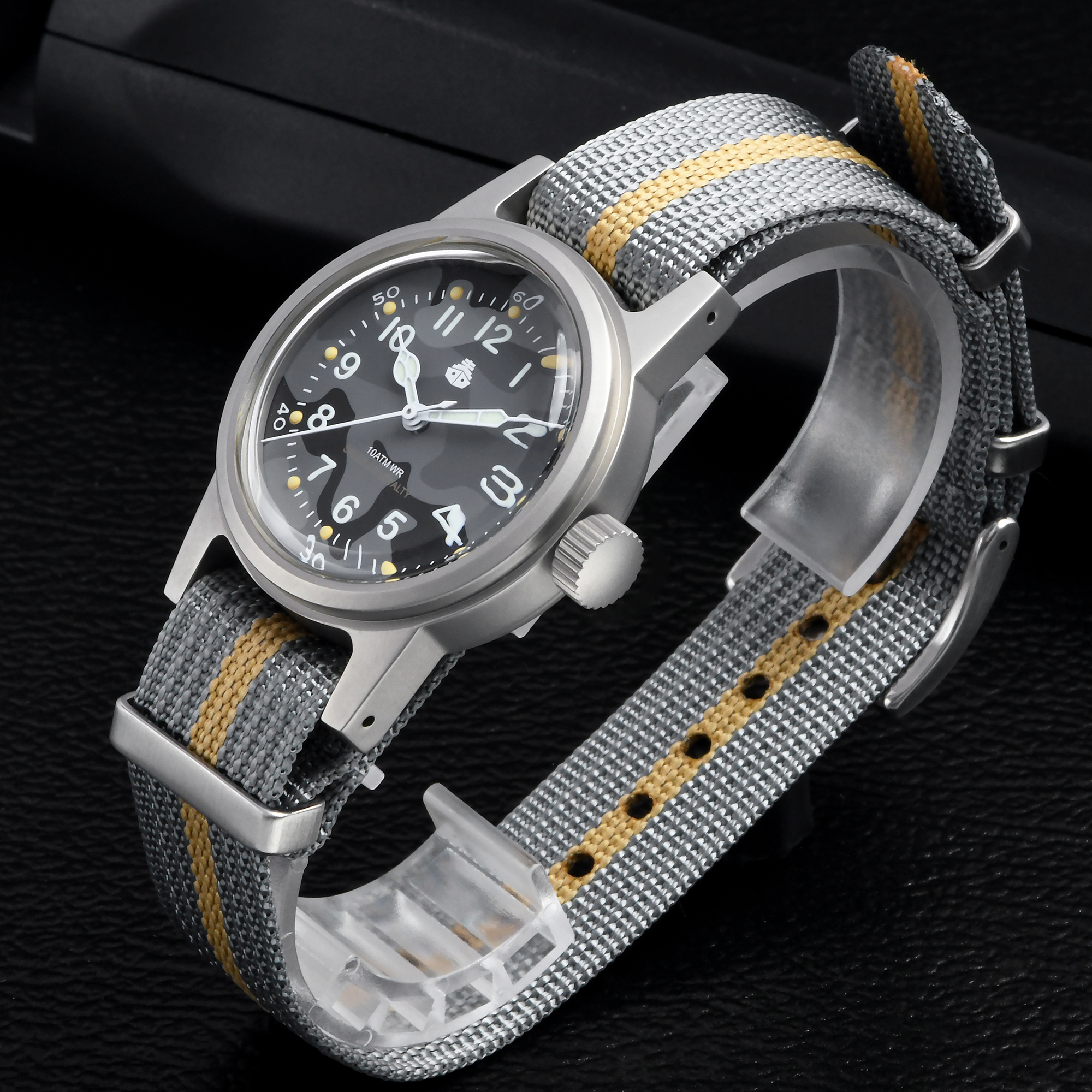 TEKAPO Replica World War II Re - Canvas Strap Watch reseña y precio