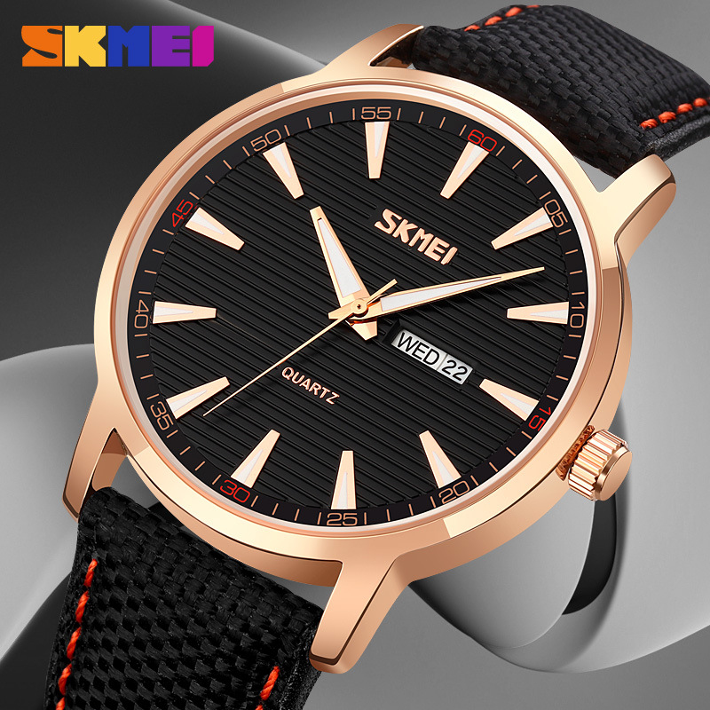 SKEMI Multifunctional Waterpro - Canvas Strap Watch reseña y precio
