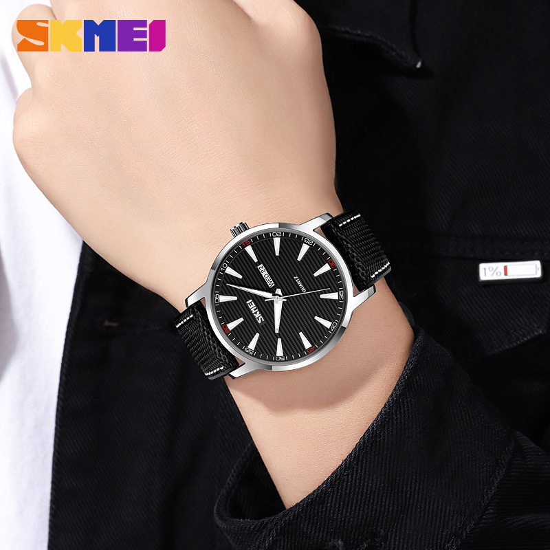 SKEMI Multifunctional Waterpro - Canvas Strap Watch reseña y precio