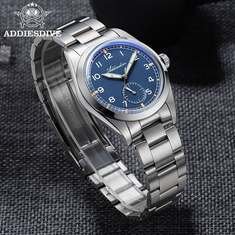 ADDIESDIVE 36mm Men's Quartz W - Stainless Bracelet Diver reseña y precio