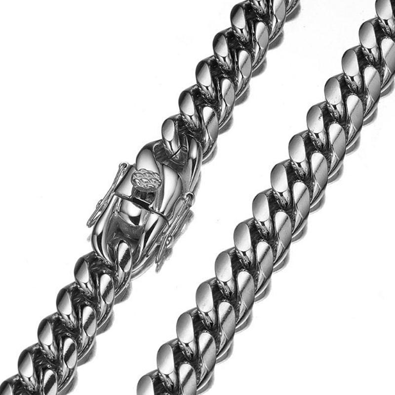316L Stainless Steel Miami Cur - Butterfly Clasp Deployant reseña y precio