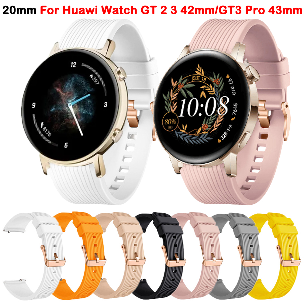 For Huawei GT2 42mm SmartWatch - Silicone Watch Band 22Mm reseña y precio
