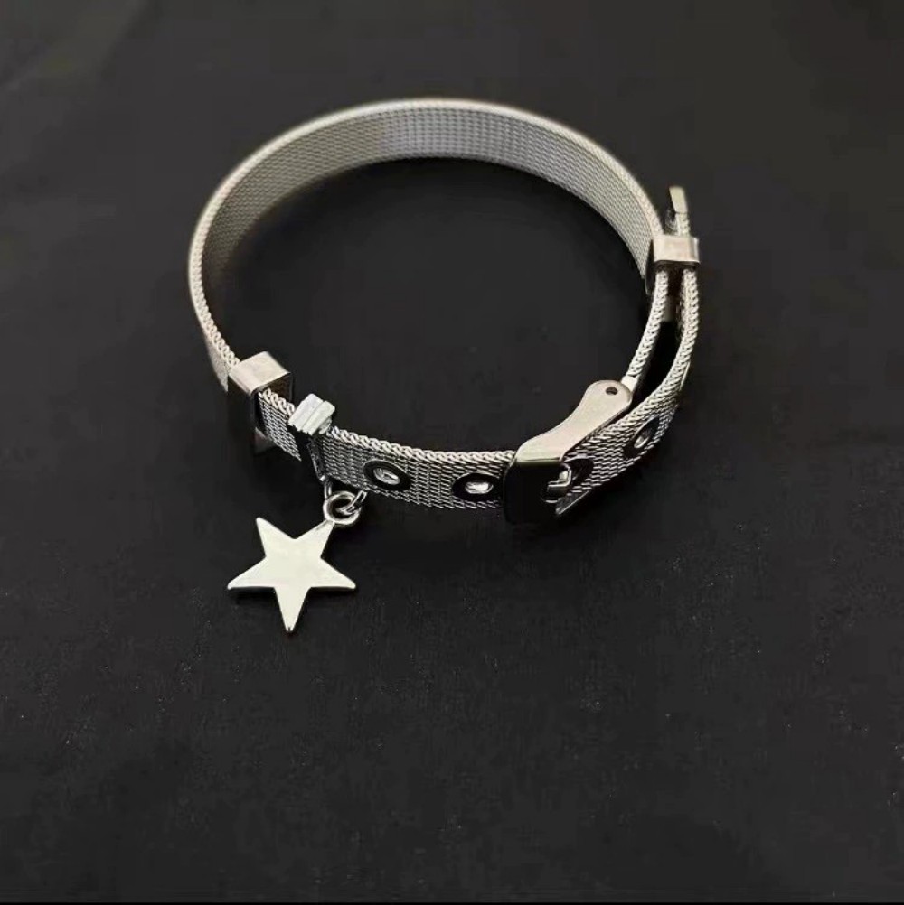 Star Charm Bracelet, Mesh Meta - Mesh Strap Metal reseña y precio
