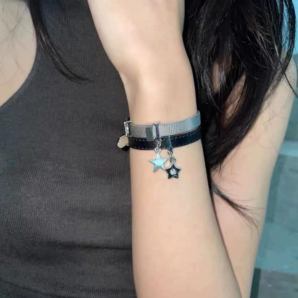 Star Charm Bracelet, Mesh Meta - Mesh Strap Metal reseña y precio