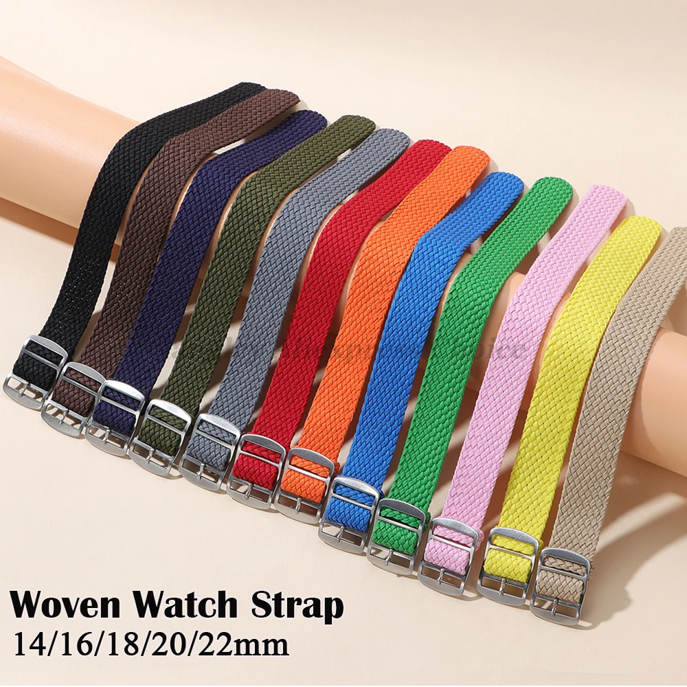 14mm 16mm 18mm 20mm 22mm Fabri - Perlon Strap Woven reseña y precio
