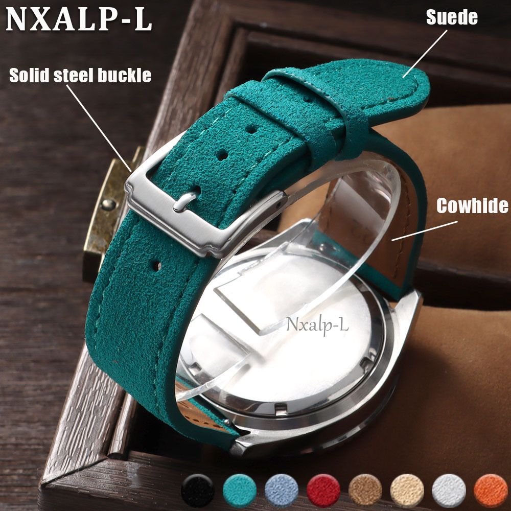 Durable Suede Cowhide Watch St - Suede Strap Watch reseña y precio