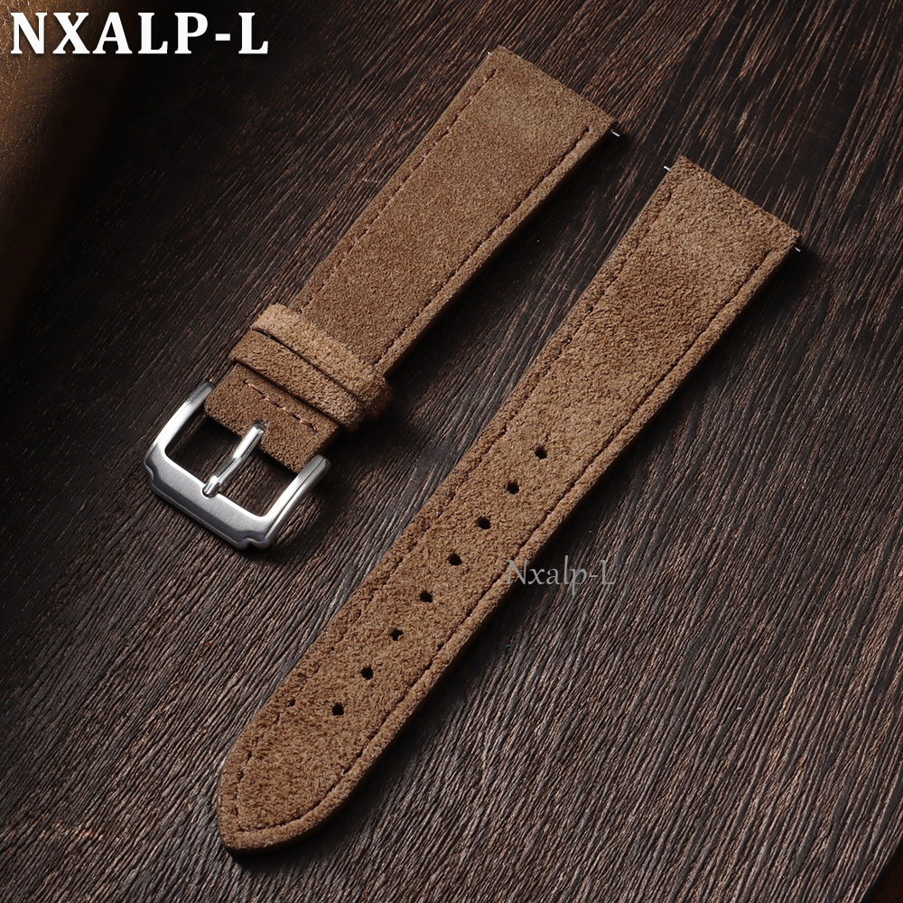 Durable Suede Cowhide Watch St - Suede Strap Watch reseña y precio