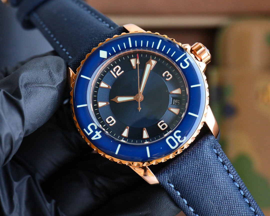 Customized watch, 42mm, sapphi - Canvas Strap Watch reseña y precio