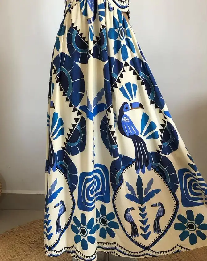 Summer Dress Woman  Vintage Tr - Tropic Strap Vintage reseña y precio