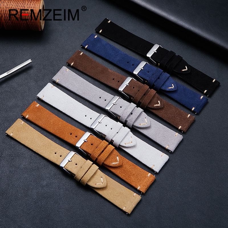 Vintage Handmade Soft Watch Ba - Suede Strap Watch reseña y precio