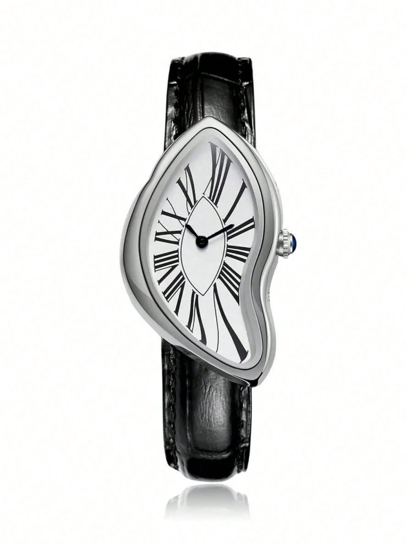 Creative Melt Luxury Watch for - Leather Watch Band Men reseña y precio
