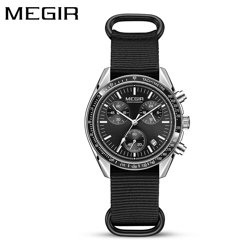 MEGIR 2247 New Luxury Men's Wa - Canvas Strap Watch reseña y precio