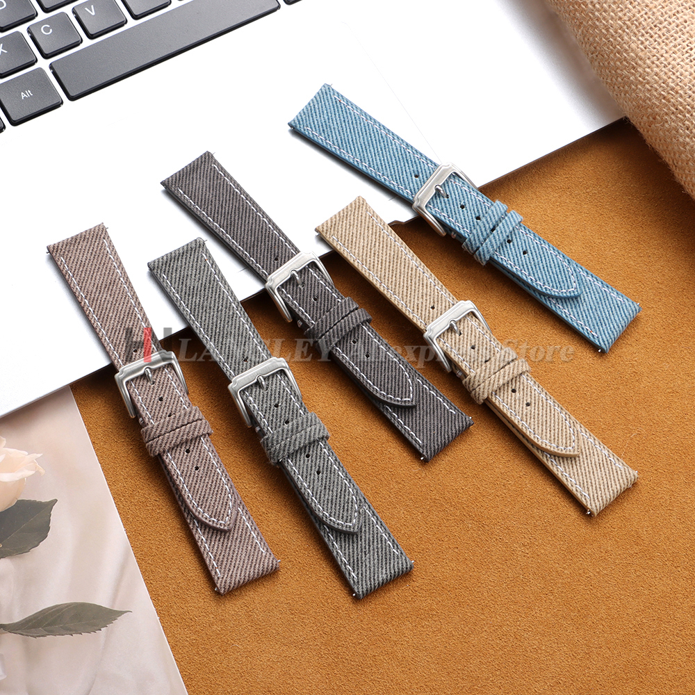 Denim Nylon Watch Strap Canvas - Canvas Strap Watch reseña y precio
