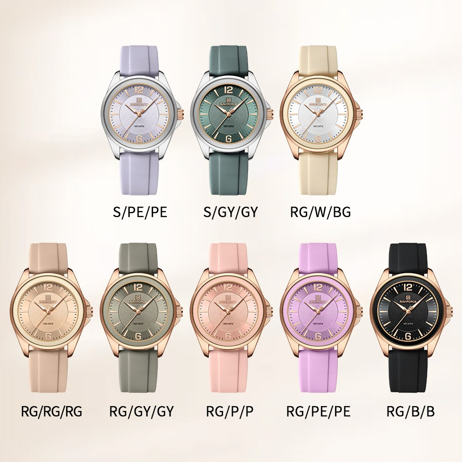 New Style NAVIFORCE Women's Wa - Silicone Band Women reseña y precio