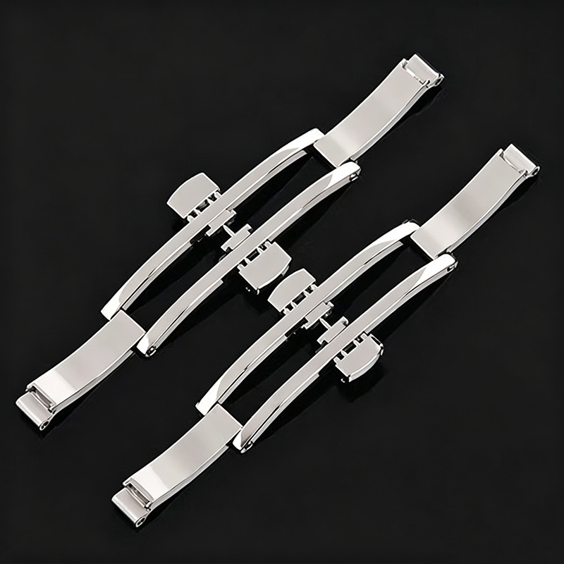 Watch Band Buckle Stainless St - Butterfly Clasp Deployant reseña y precio