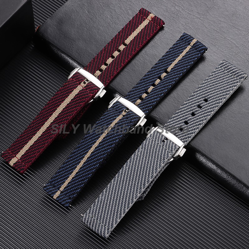 Woven Canvas Fabric Watch Band - Canvas Strap Watch reseña y precio