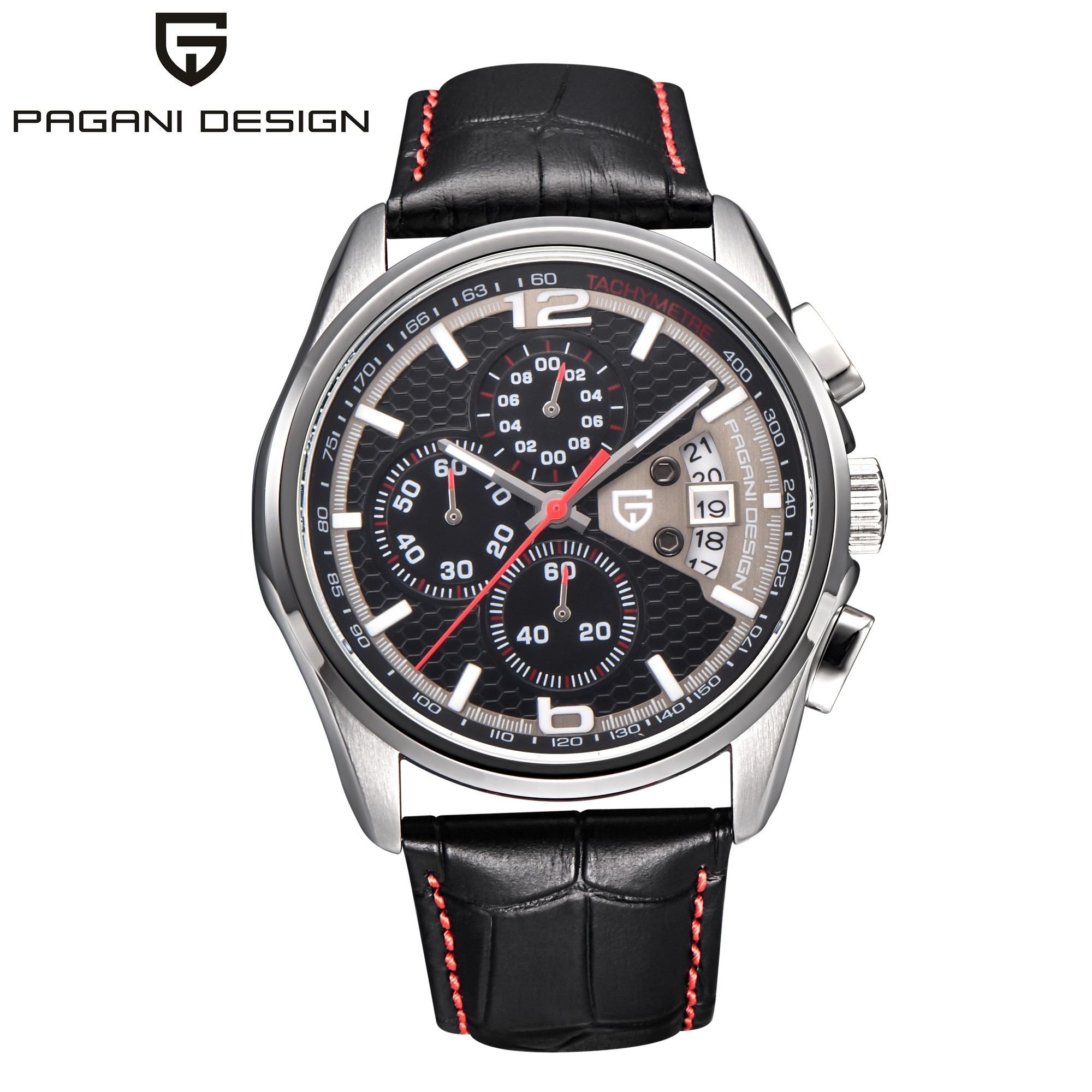 Pagani PD3306 Mens Quartz Watc - Leather Watch Band Men reseña y precio