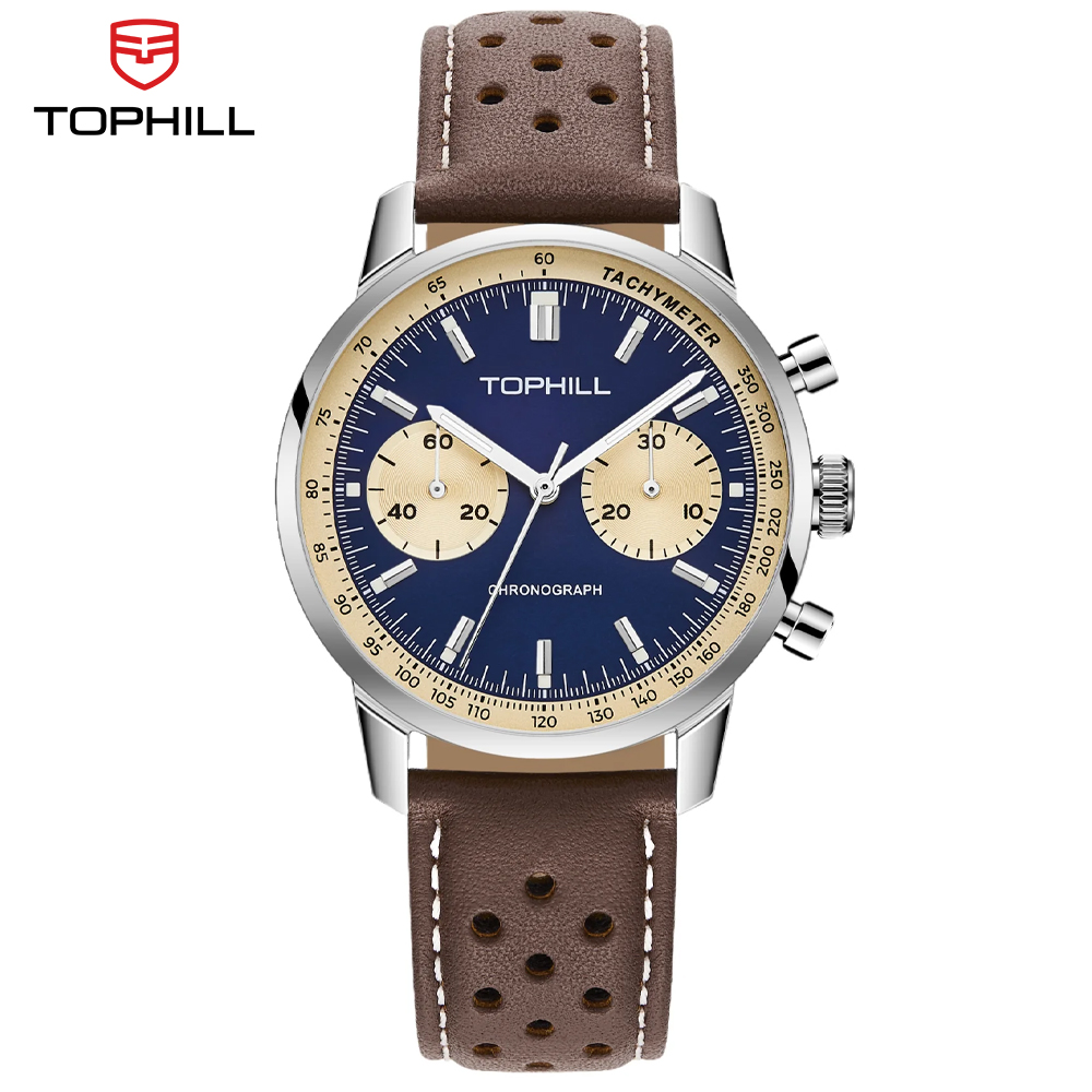 TOPHILL Vintage Racing Chronog - Tropic Strap Vintage reseña y precio