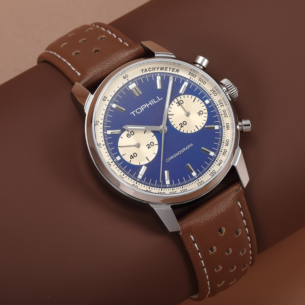 TOPHILL Vintage Racing Chronog - Tropic Strap Vintage reseña y precio