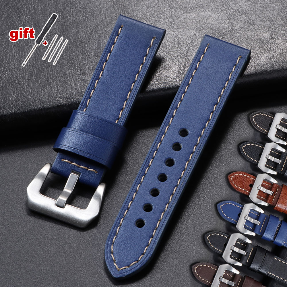 18mm 20mm 22mm 24mm Genuine Le - Suede Strap Watch reseña y precio