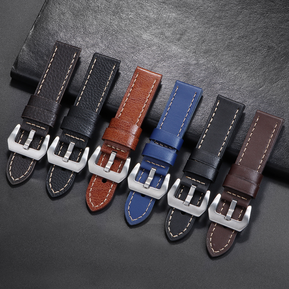 18mm 20mm 22mm 24mm Genuine Le - Suede Strap Watch reseña y precio