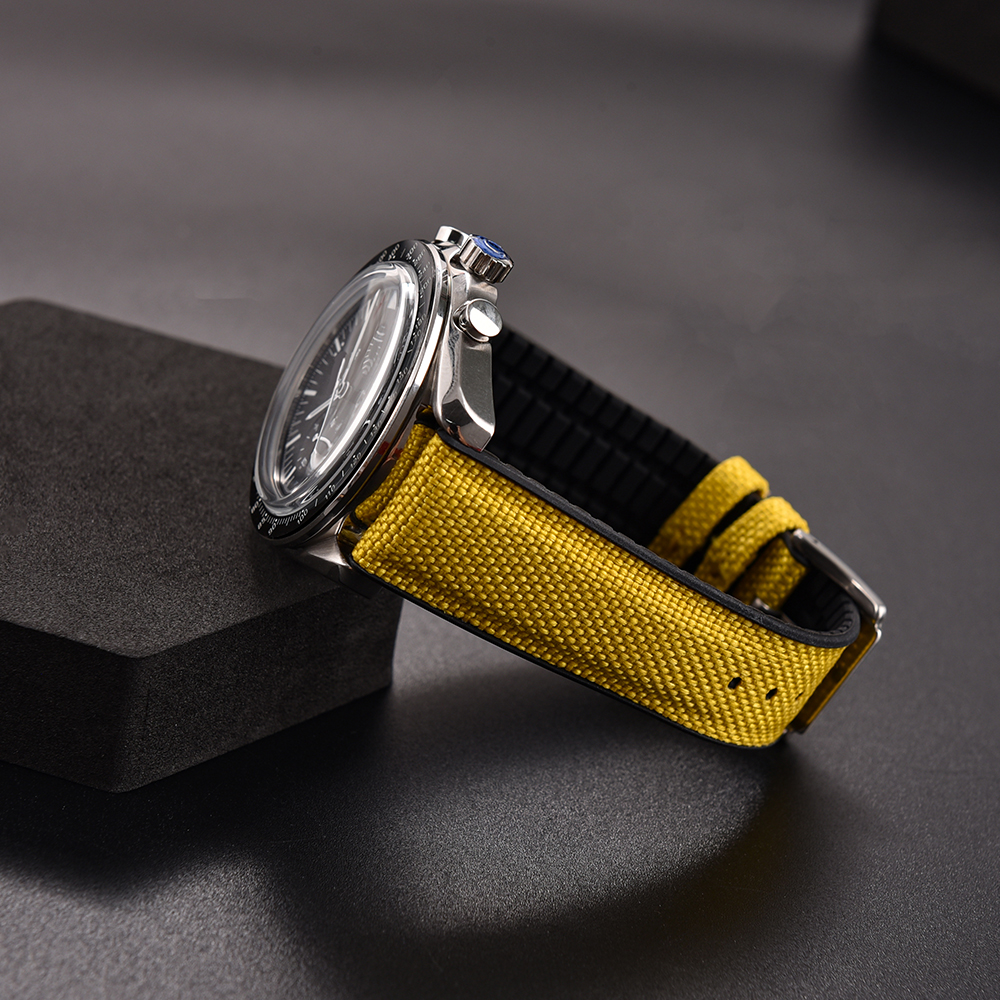 New Design Sailcloth Rubber St - Canvas Strap Watch reseña y precio