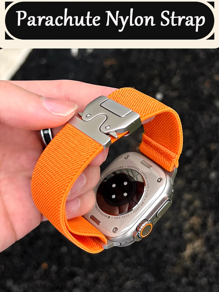 Straps For Apple Watch ultra 2 - Parachute Strap Elastic reseña y precio