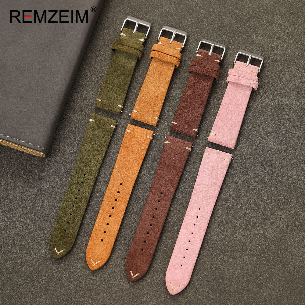 Unisex Suede Leather Watch Bel - Suede Strap Watch reseña y precio