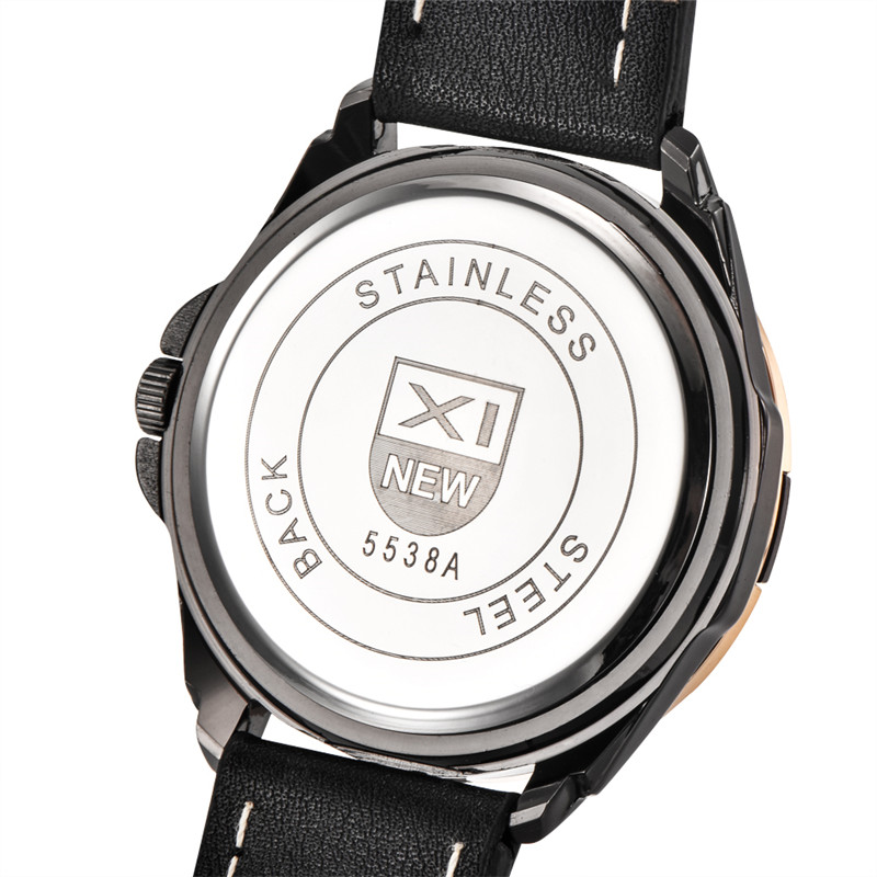 Men XINEW Brand Watches Studen - Leather Watch Band Men reseña y precio