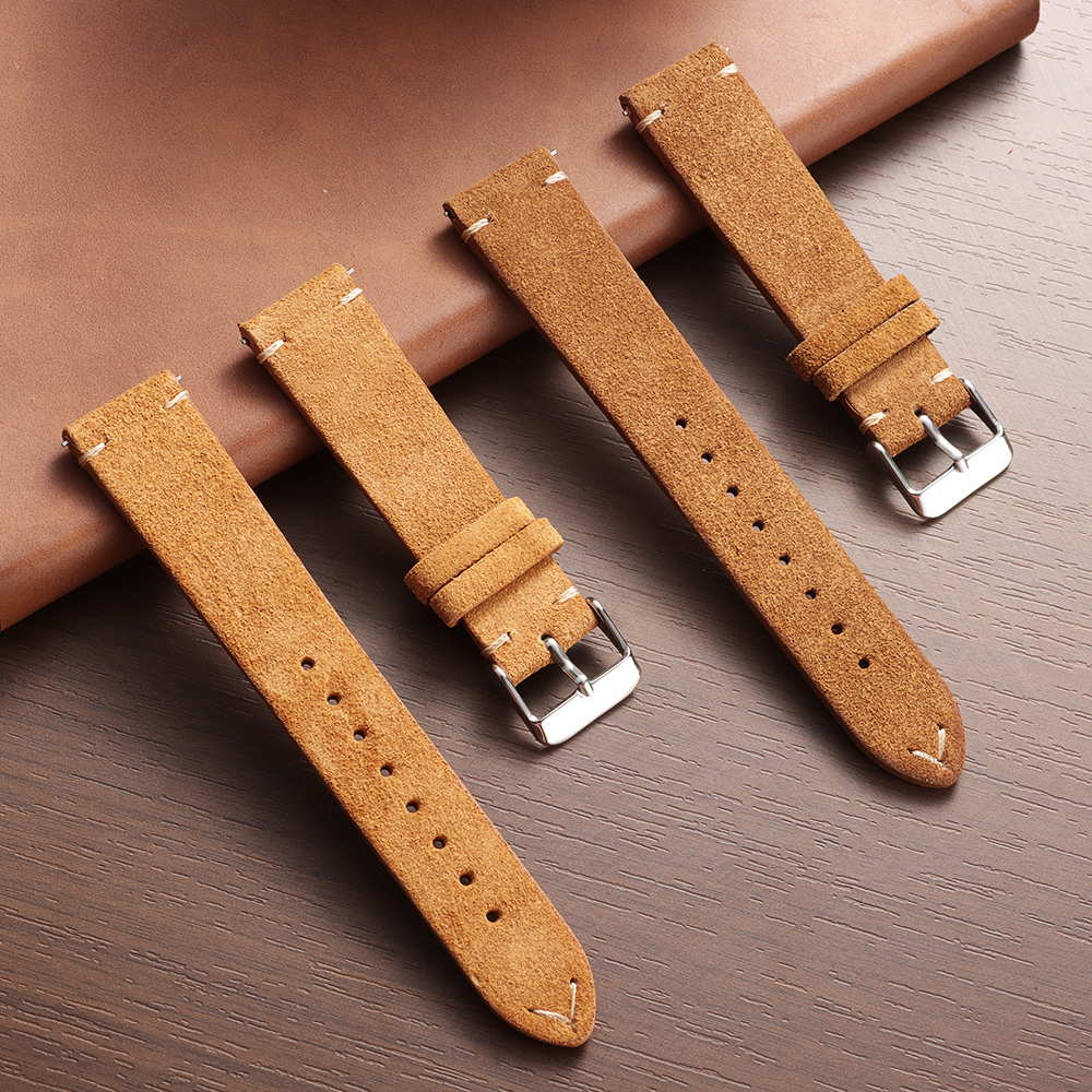 14 16 18 19 20 21 22mm Quick R - Suede Strap Watch reseña y precio
