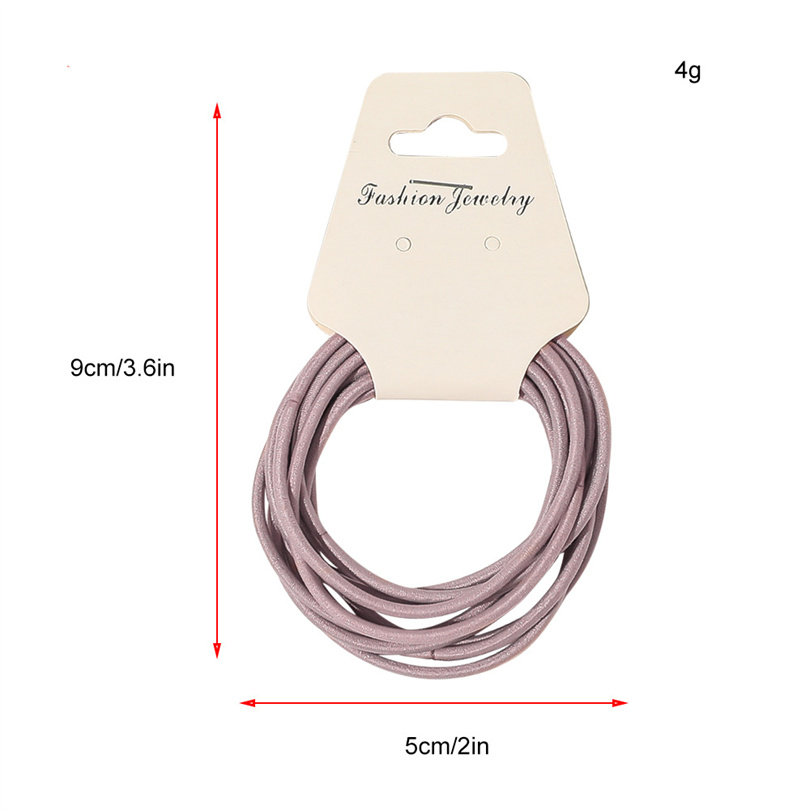 10PCS Women Girls Simple Basic - Silicone Band Women reseña y precio