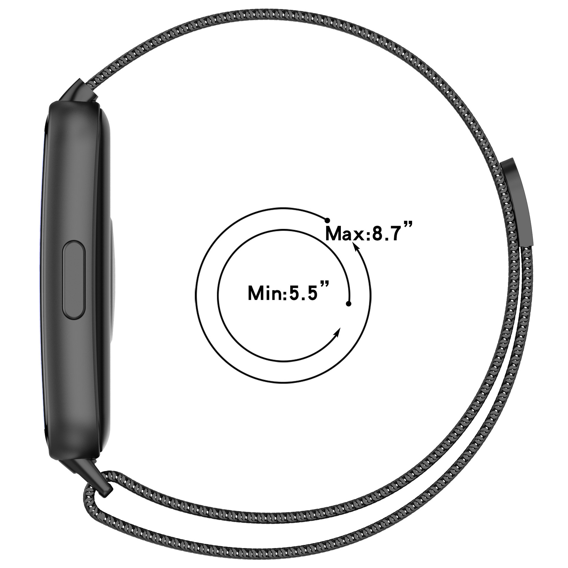 2in1 Strap Case For Huawei Ban - Milanese Loop Magnetic reseña y precio