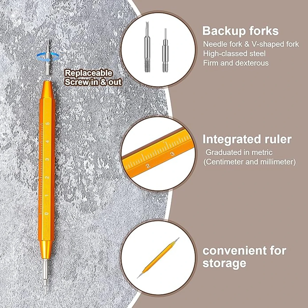 Double Ended Watch Spring Bar  - Spring Bar Tool Set reseña y precio