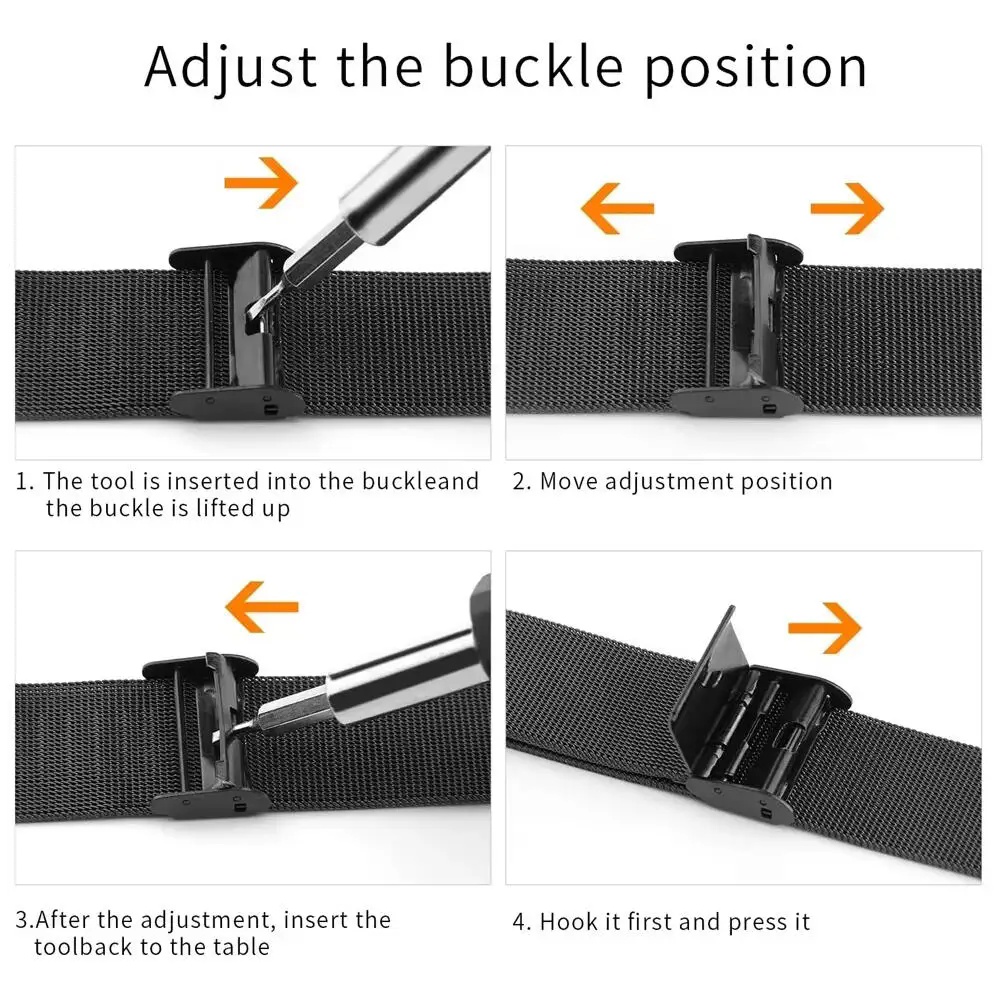 Metal Bands for Fitbit Versa 4 - Mesh Strap Metal reseña y precio