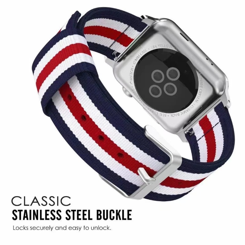 Nylon Canvas Strap For Apple W - Canvas Strap Watch reseña y precio