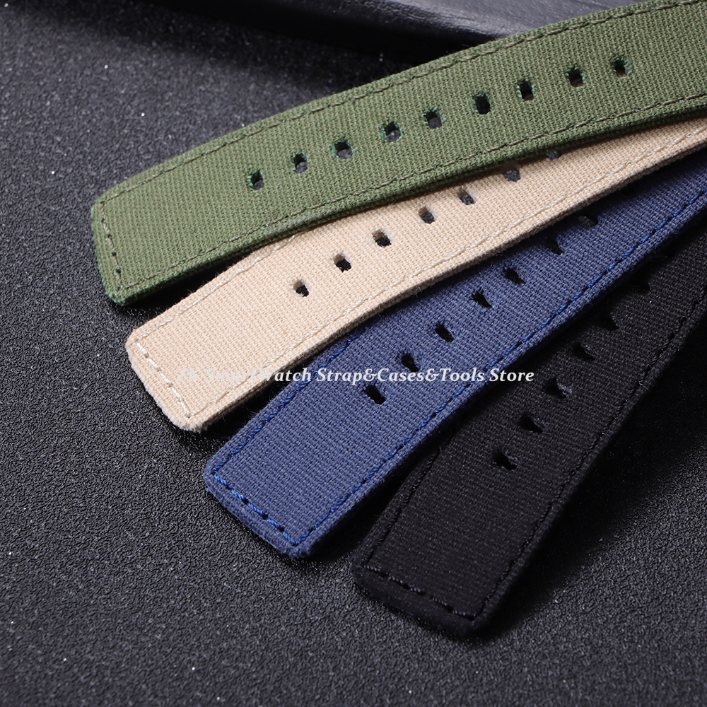 Nylon Watch Strap 20mm 22mm fo - Canvas Strap Watch reseña y precio