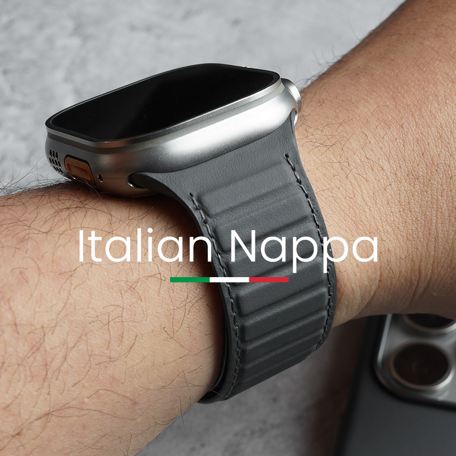 Magnetic Nappa Genuine Strap f - Suede Strap Watch reseña y precio