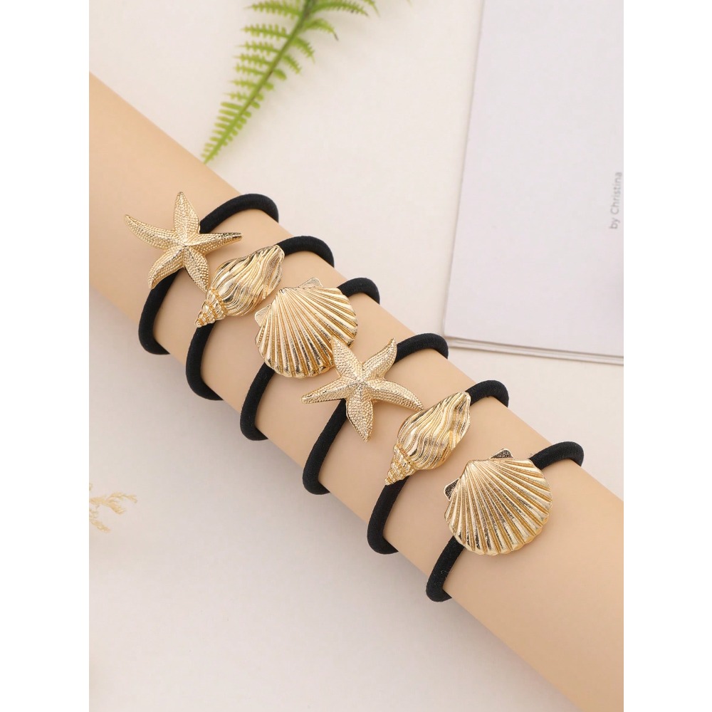 6pcs/3pcs Metal Ocean Series S - Silicone Band Women reseña y precio