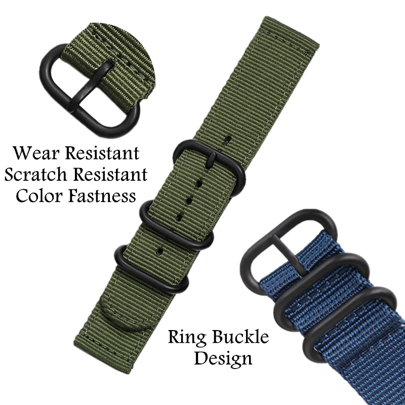 20mm 22 mm Canvas Sport Nylon  - Canvas Strap Watch reseña y precio