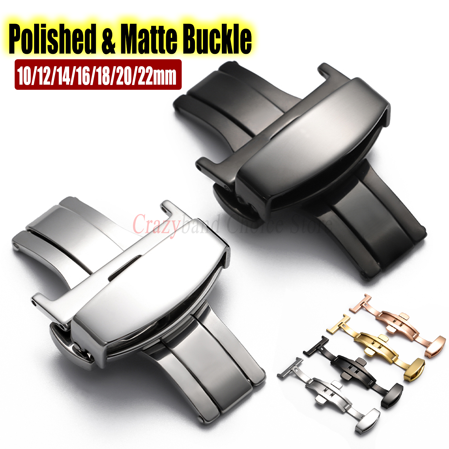 Stainless Steel Butterfly Buck - Butterfly Clasp Deployant reseña y precio