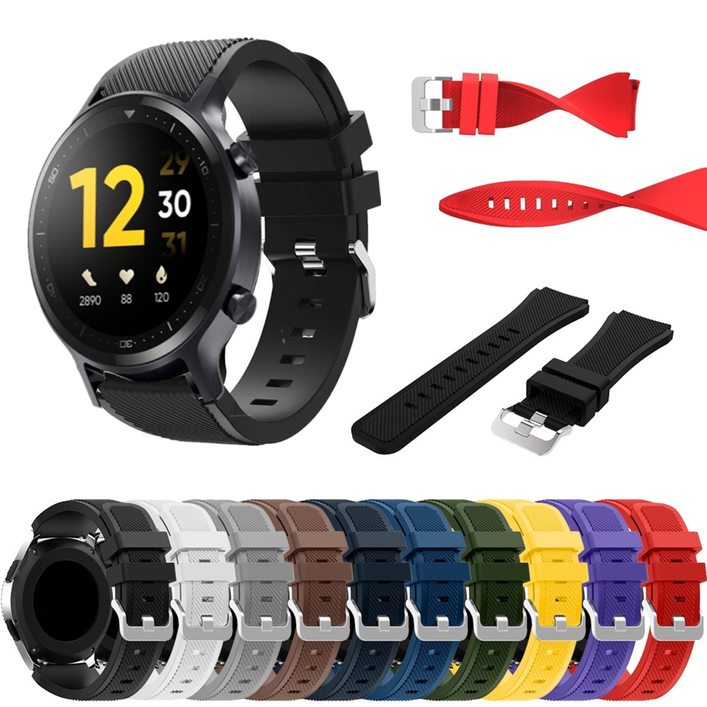 22mm Silicone Strap For Realme - Silicone Watch Band 22Mm reseña y precio