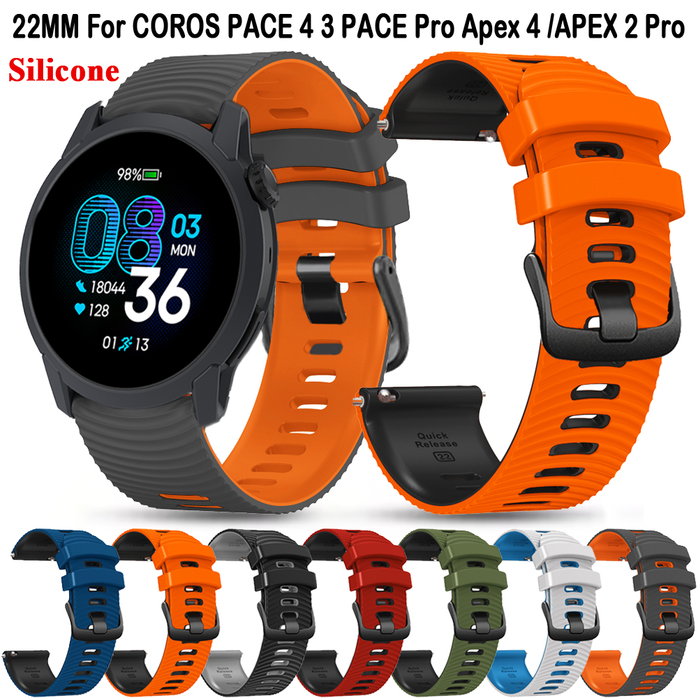 For COROS Apex 4 42mm/APEX 2 P - Silicone Watch Band 22Mm reseña y precio