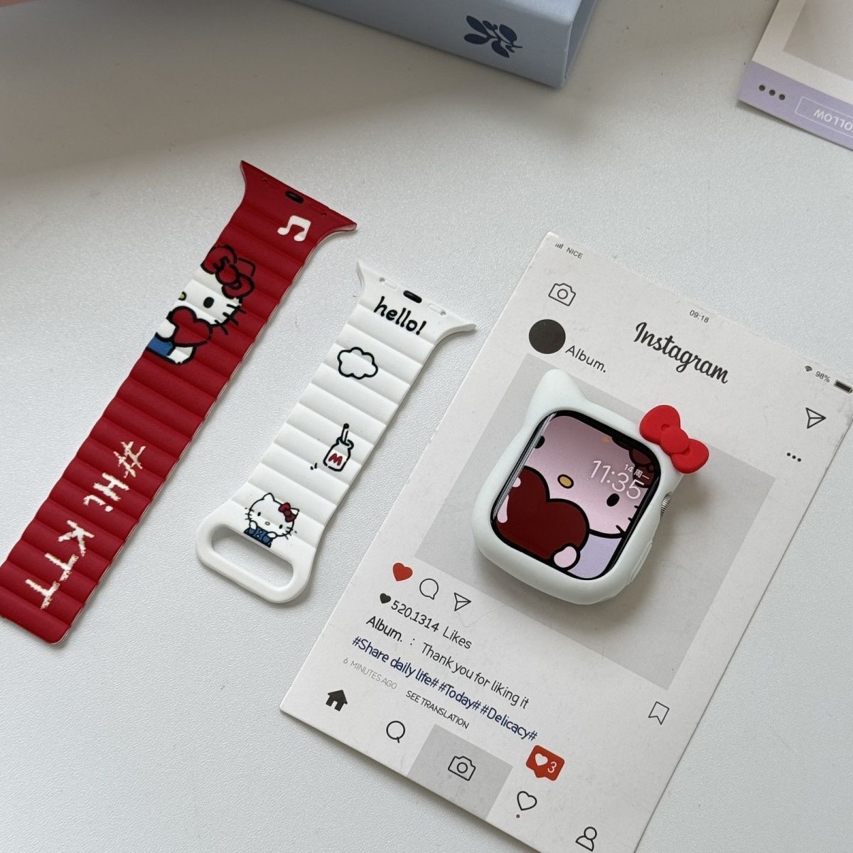 Anime Sanrio Hello Kitty Kurom - Silicone Band Women reseña y precio