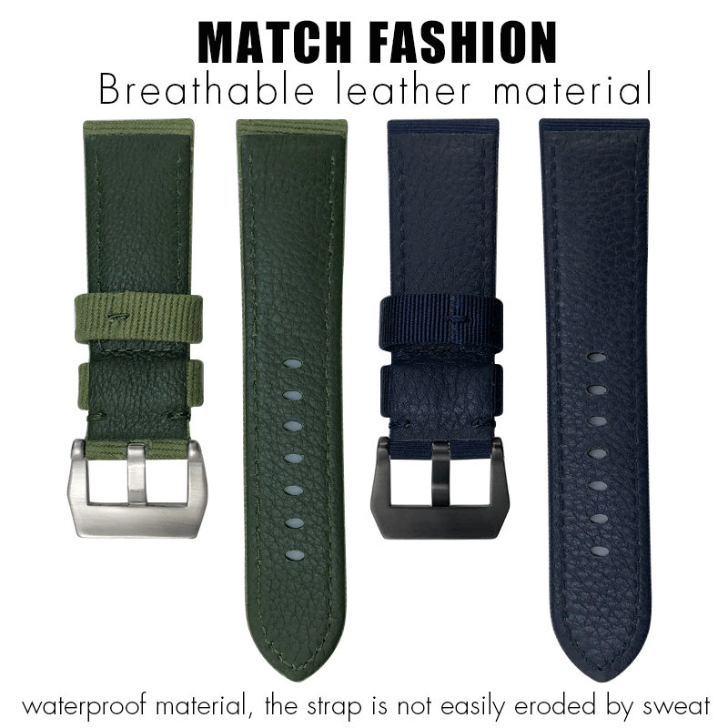 for Panerai 24mm New Nylon Wat - Canvas Strap Watch reseña y precio