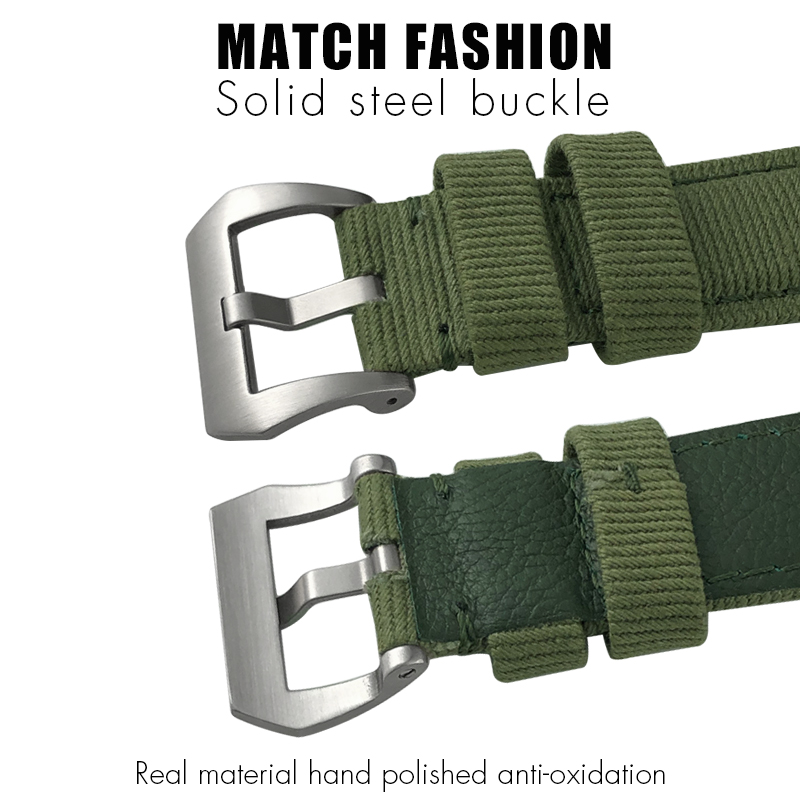 for Panerai 24mm New Nylon Wat - Canvas Strap Watch reseña y precio