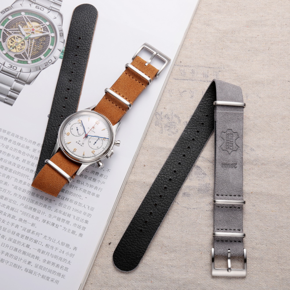 HEMSUT Genuine Leather Watch B - Suede Strap Watch reseña y precio