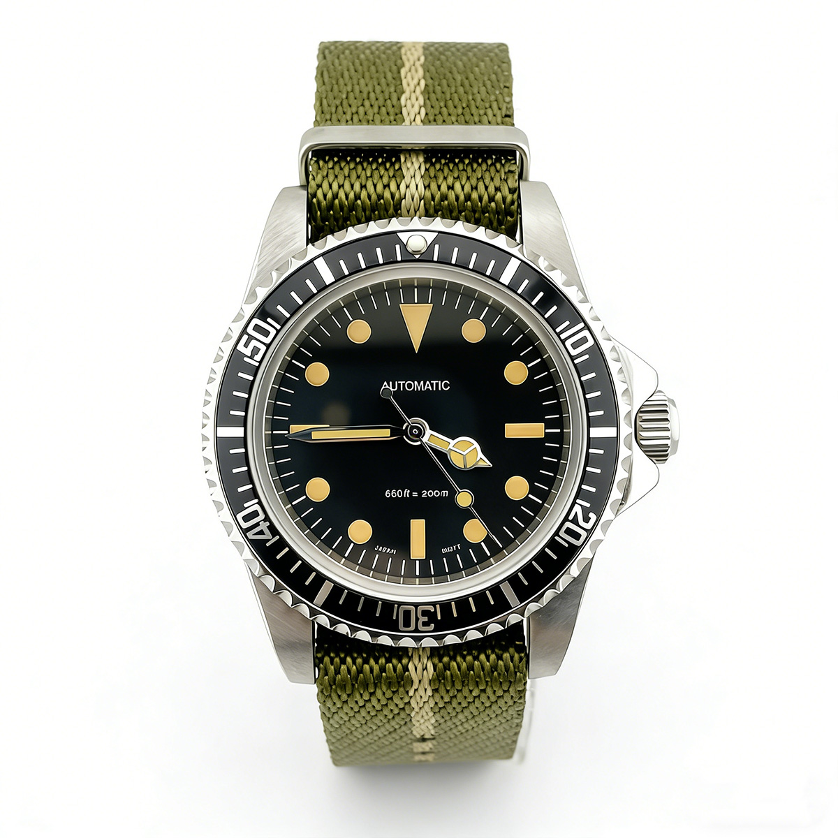 39.5mm Diver Retro watch sapph - Tropic Strap Vintage reseña y precio
